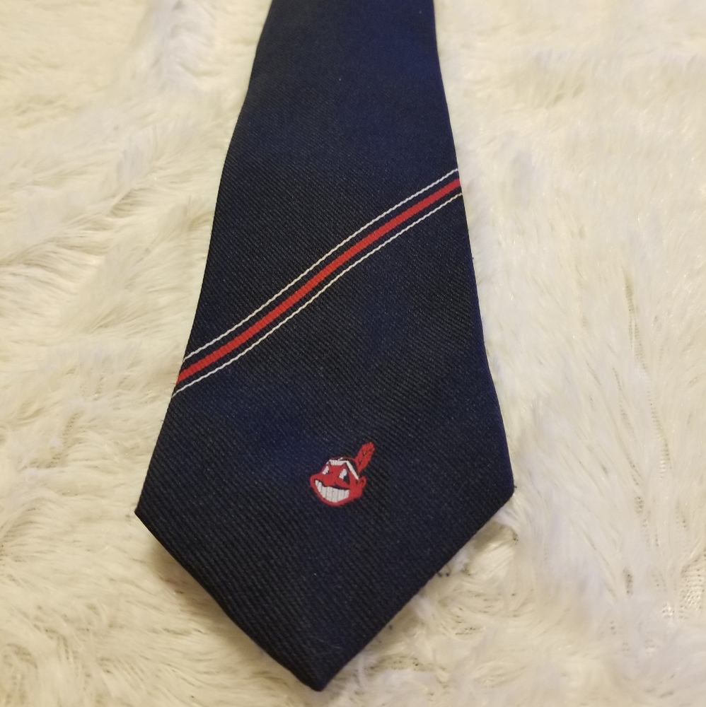 Schreter Cleveland Indians tie. Exclusively made f
